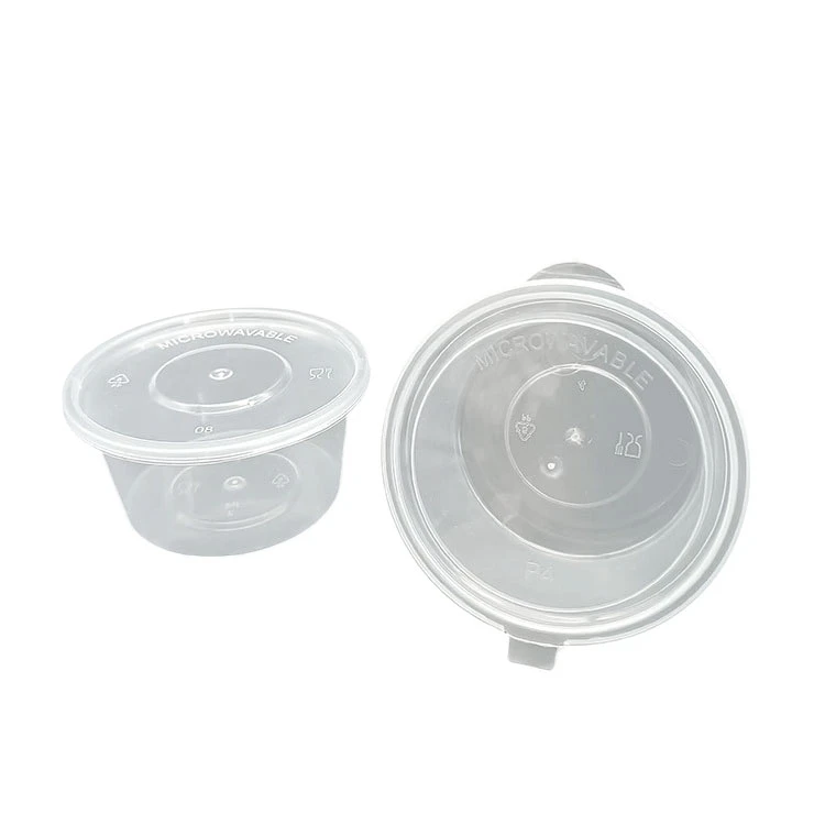 Round Plastic Container For Take Away Food