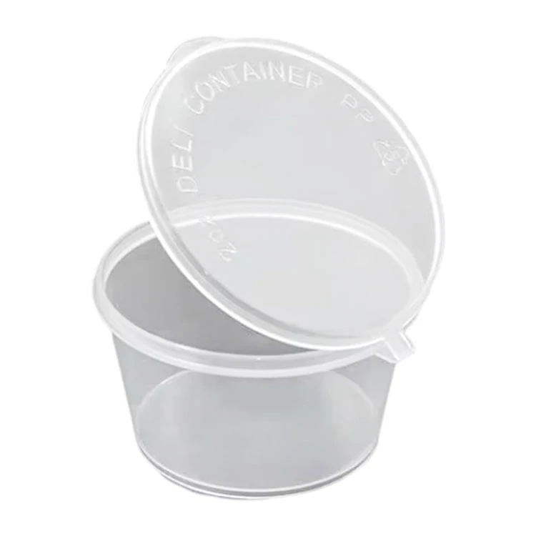 Round Plastic Container For Take Away Food