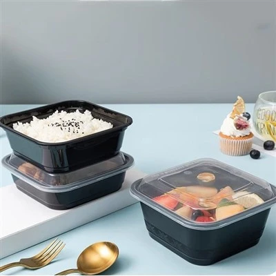 American Square Packing Box Disposable Meal Box
