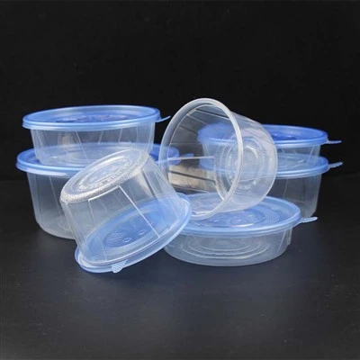 Blue Covered Soup Bowl For Packaged Food