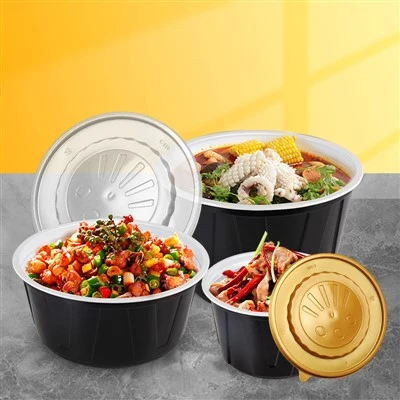 Corrugated Disposable Lunch Box With High Lid