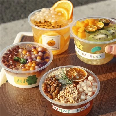 Disposable Dessert Bowl With Lid