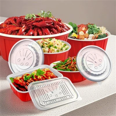 Disposable Food Container With A Lid