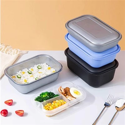 Disposable High-end Silver Gray Packing Box
