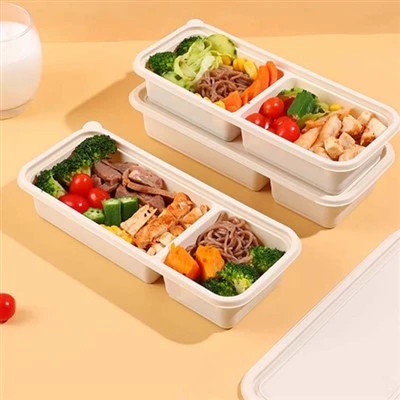 Degradable Japanese Rectangular Packaging Lunch Box
