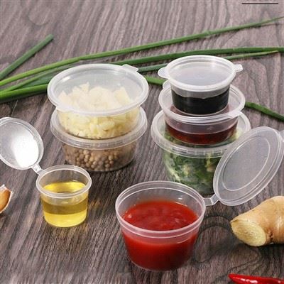 Vinegar sauce, garlic sauce, packaging container