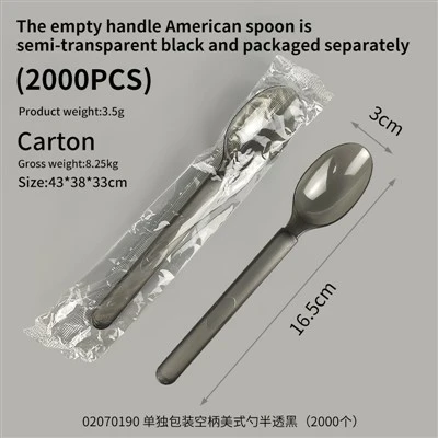 Disposable Thickened Food-grade American Spoon