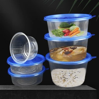 Disposable Thickened Transparent Corrugated Packaging Bowl