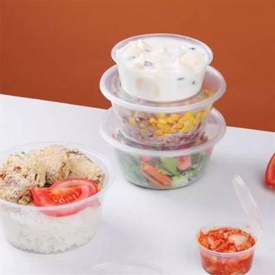 Food Grade Transparent Thick Injection Molded Round Bowl
