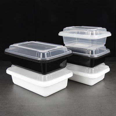 Frosted Rectangular Lunch Box With Locking Clasp