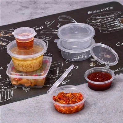 Hot And Sour Sauce Cups Clear Plastic Hot Sellers
