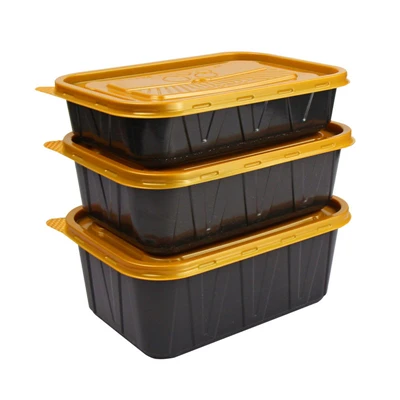 Hot Selling Rectangle Disposable Takeaway Food Container To Go Meal Box