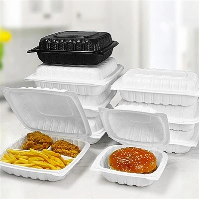 Integrated Plastic Hamburger Sandwich Packaging Box