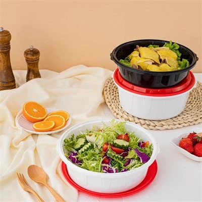 Round Packing Containers With Safety Latches
