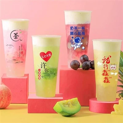 Milk Tea Cold Drinks Juice Packaging Blister Cups