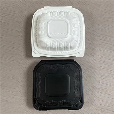 Plastic One-piece Covered American Hamburger Box