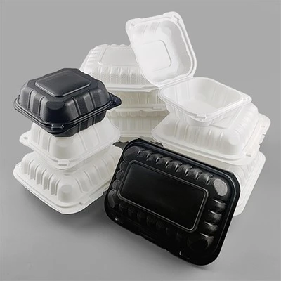 PP Clamshell Disposable Take Away Food Containers With Lid