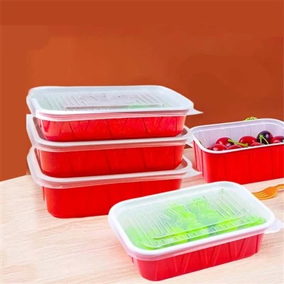 Rectangular Corrugated Food Box With Breathable Hole Cover