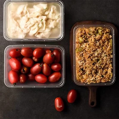 Rectangular Disposable Meal Box Can Be Customized