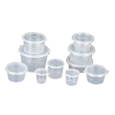 Round Plastic Container For Take Away Food