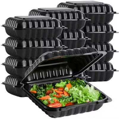 Single Compartment Plastic Food Storage Containers