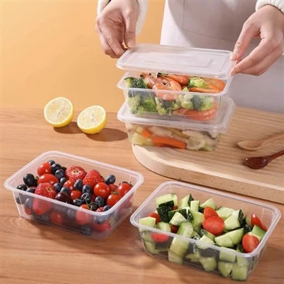 Square 750ml Takeaway Packaging Box Bowl Soup Bowl With Lid