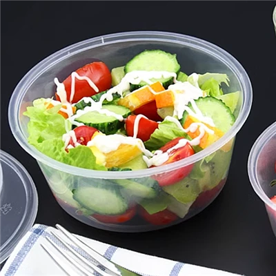Takeout Lunch Box, Fast Food Bowl With Lid, Whole Box