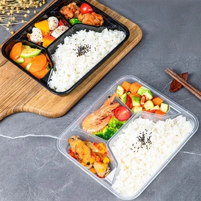 3/4 Grid Food Packaging Box Can Be Customized
