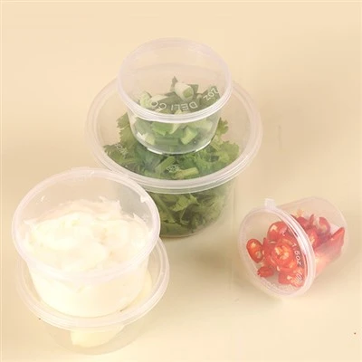 Transparent 25ml Disposable Sauce Box Dipping Box
