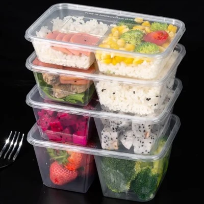 Thin-walled Microwaveable Plastic Food Container With Lid