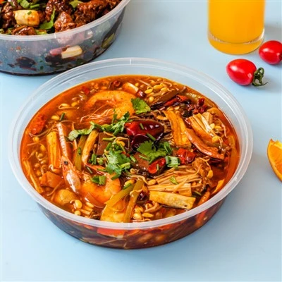Wholesale Disposable Transparent Food-grade PP Plastic Basins Thickened Lids Microwaveable Lunch Boxes ISO9001 Certified Custom