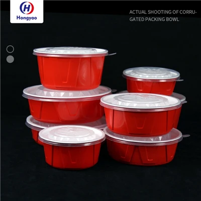 Wholesale Red And White Disposable PP Bowl For Party
