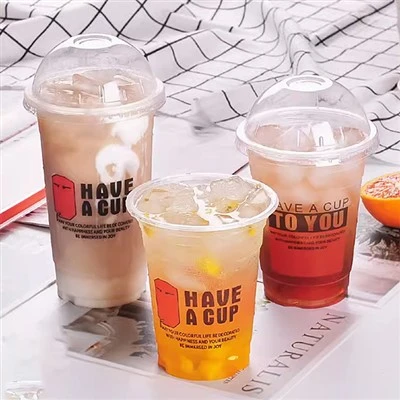 Disposable Transparent Soybean Milk Cup Cold Drink Cup